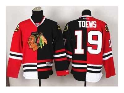 nhl jerseys chicago blackhawks #19 toews black-red[split]