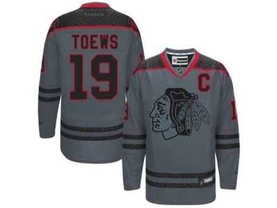 nhl jerseys chicago blackhawks #19 toews grey[patch C]