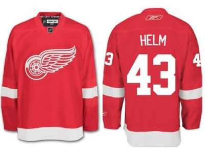 Detroit Red Wings #43 Darren Helm Red Stitched NHL Jersey