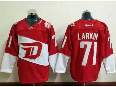 Detroit Red Wings #71 Dylan Larkin Red 2016 Stadium Series Stitched NHL Jersey
