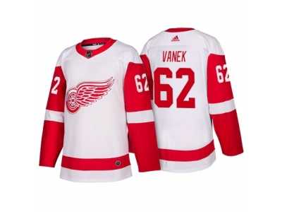 Men's adidas 2018 Season Detroit Red Wings #62 Thomas Vanek New Outfitted Jerseys