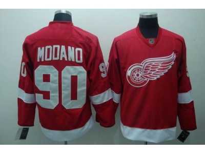 nhl detroit red wings #90 modano red