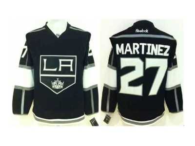 NHL Los Angeles Kings #27 Martinez stadium black jerseys