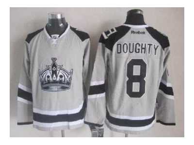 nhl jerseys los angeles kings #8 doughty grey[2014 new stadium]
