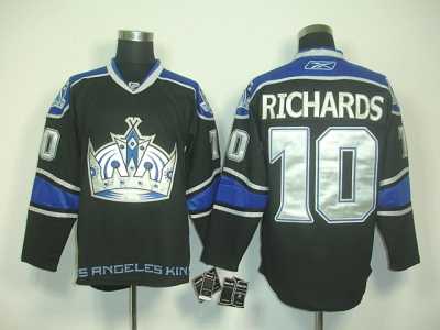 nhl los angeles kings #10 richards black,blue
