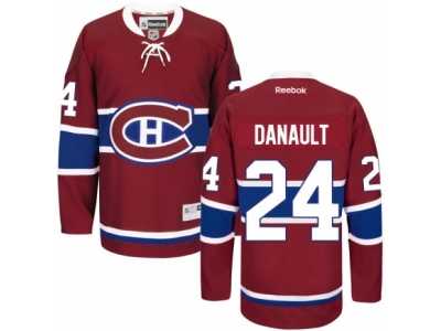 Men's Reebok Montreal Canadiens #24 Phillip Danault Authentic Red Home NHL Jersey