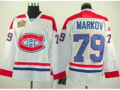 Montreal Canadiens #79 Markov 2011 Heritage Classic Jersey White