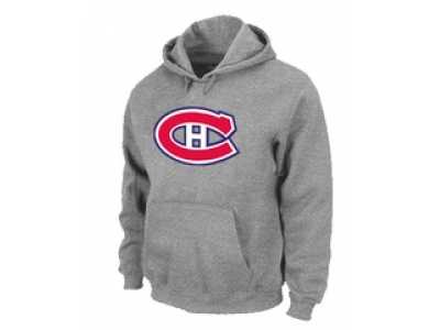 NHL Montr��al Canadiens Big & Tall Logo Pullover Hoodie Grey