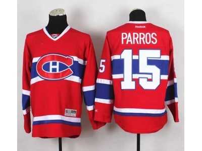 nhl jerseys montreal canadiens #15 parros red