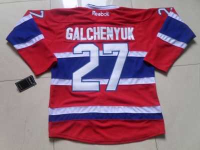 nhl jerseys montreal canadiens #27 galchenyuk red
