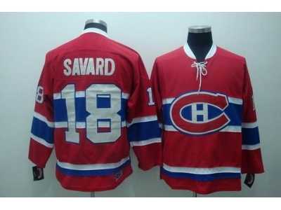nhl montreal canadiens #18 savard red[ccm]