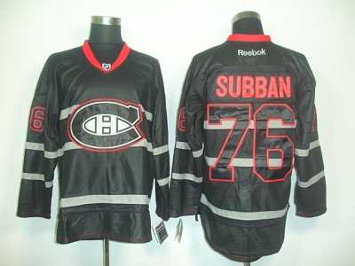 nhl montreal canadiens #76 subban black[2011 new]