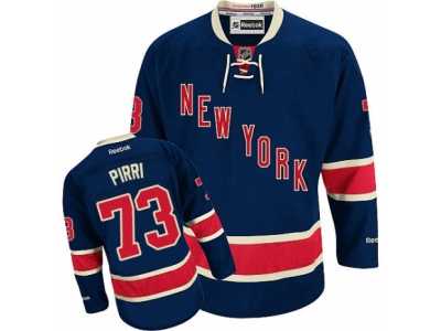 Men's Reebok New York Rangers #73 Brandon Pirri Authentic Navy Blue Third NHL Jersey