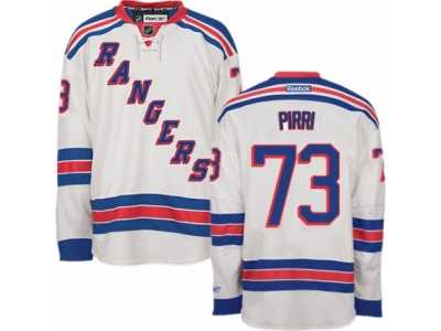 Men's Reebok New York Rangers #73 Brandon Pirri Authentic White Away NHL Jersey