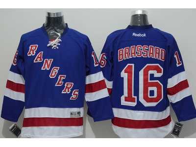 NHL New York Rangers #16 Derick Brassard Blue Third Stitched Jerseys