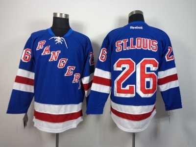NHL New York Rangers #26 Martin St.Louis Blue Home Jerseys