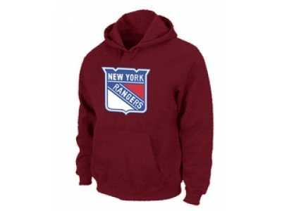 NHL New York Rangers Big & Tall Logo Pullover Hoodie Red