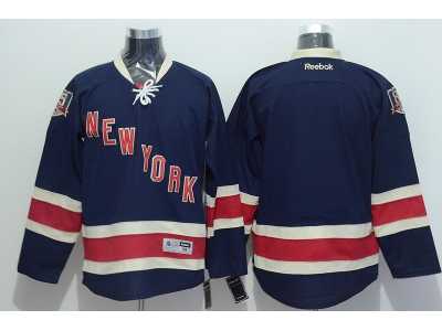 NHL New York Rangers blank Dark Blue Third Stitched Jerseys