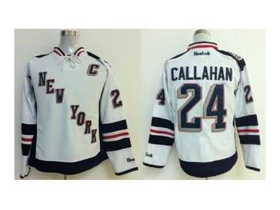 nhl jerseys new york rangers #24 callahan white[2014 new stadium][patch C]