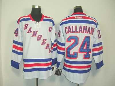 nhl new york rangers #24 callahan white[2011 new]