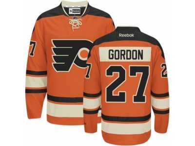 Men's Reebok Philadelphia Flyers #27 Boyd Gordon Authentic Orange New Third NHL Jersey