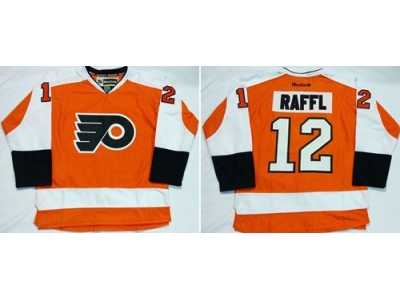 Philadelphia Flyers #12 Michael Raffl Orange Home Stitched NHL Jersey