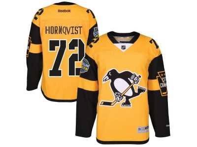 Men's Pittsburgh Penguins #72 Patric Hornqvist Gold 2017 Stadium Series Stitched NHL Jersey