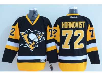 NHL Pittsburgh Penguins #72 hornqvist black-yellow jerseys