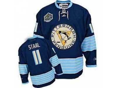 Pittsburgh Penguins 2011 Winter Classic #11 Staal Premier Jersey blue