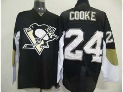 Pittsburgh Penguins #24 Cooke Black