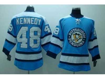 nhl pittsburgh penguins #48 kennedy blue