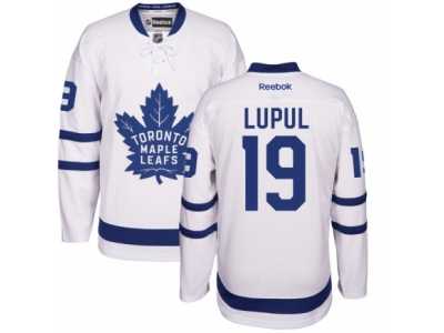 Men's Reebok Toronto Maple Leafs #19 Joffrey Lupul Authentic White Away NHL Jerseys