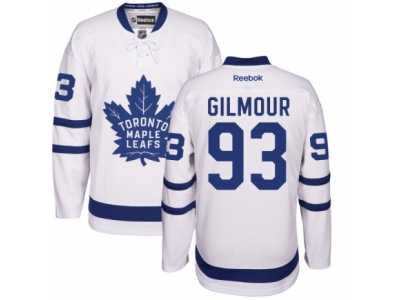 Men's Reebok Toronto Maple Leafs #93 Doug Gilmour Authentic White Away NHL Jerseys