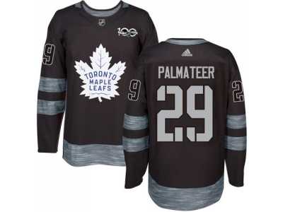 Men's Toronto Maple Leafs #29 Mike Palmateer Black 1917-2017 100th Anniversary Stitched NHL Jersey