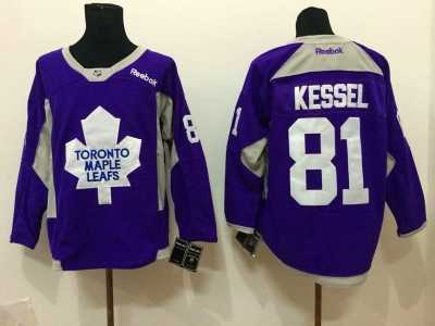 NHL Toronto Maple Leafs #81 Phil Kessel purple Jerseys