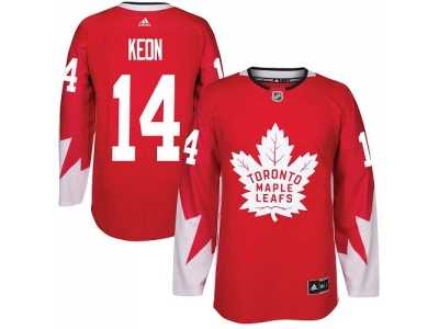 Toronto Maple Leafs #14 Dave Keon Red Alternate Stitched NHL Jerseyy