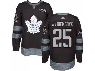 Toronto Maple Leafs #25 James Van Riemsdyk Black 1917-2017 100th Anniversary Stitched NHL Jersey