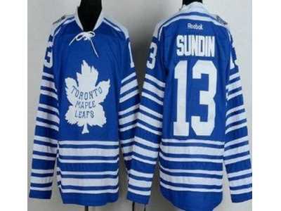 nhl Toronto Maple Leafs #13 Mats Sundin Blue[2014 winter classic]