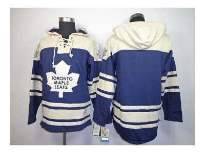 nhl jerseys toronto maple leafs blank blue-cream[pullover hooded sweatshirt]
