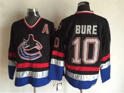 NHL Vancouver Canucks #10 Pavel Bure Throwback black jerseys