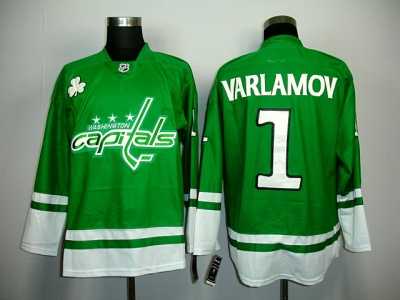Washington Capitals #1 Semyon Varlamov green