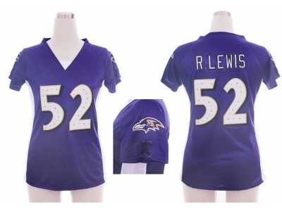 Nike women nfl baltimore ravens #52 r.lewis purple jerseys[draft him ii top]