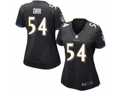 Women's Nike Baltimore Ravens #54 Zach Orr Limited Black Alternate NFL Jersey