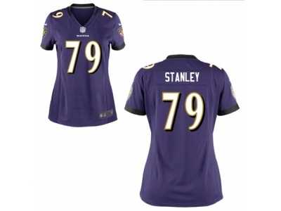 Women's Nike Baltimore Ravens #79 Ronnie Stanley Purple Team Color NFL Jersey