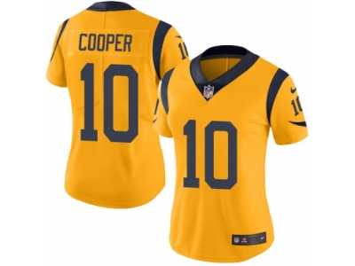 Women's Nike Los Angeles Rams #10 Pharoh Cooper Limited Gold Rush NFL Jersey