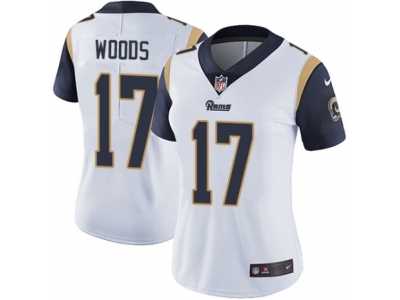 Women's Nike Los Angeles Rams #17 Robert Woods Vapor Untouchable Limited White NFL Jersey