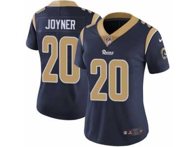 Women's Nike Los Angeles Rams #20 Lamarcus Joyner Vapor Untouchable Limited Navy Blue Team Color NFL Jersey