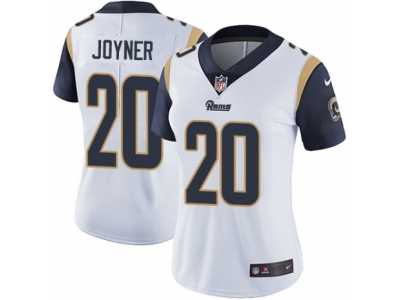 Women's Nike Los Angeles Rams #20 Lamarcus Joyner Vapor Untouchable Limited White NFL Jersey
