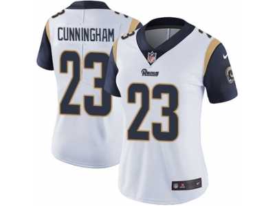 Women's Nike Los Angeles Rams #23 Benny Cunningham Vapor Untouchable Limited White NFL Jersey
