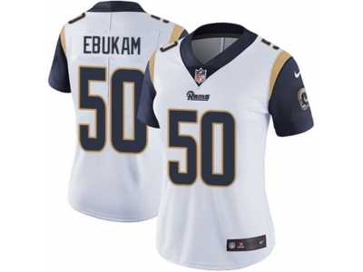Women's Nike Los Angeles Rams #50 Samson Ebukam Vapor Untouchable Limited White NFL Jersey